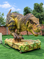 Dinosaure animatronique grandeur nature personnalisable, fonctionnant sur batterie, pour intérieur/extérieur, pour adultes et enfants, décoration de parc d'attractions