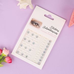 Autocollants de maquillage pour les yeux imprimés en acrylique avec motif de cœur et de sourcils, autocollants décoratifs pour accessoires de maquillage pour enfants - Product Image 6
