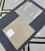 Carreaux de sol en porcelaine polie blanc ivoire 60x60