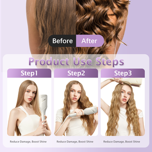 Großhandel: Tragbarer, professioneller elektrischer Lockenstab mit individuellem Logo für <span class=keywords><strong>Salon</strong></span> und Haushalt – 3-Zylinder-Wellenformer für gewelltes Haar - Product Image 3