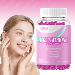 OEM/ODM L-Glutathione Gummies <span class=keywords><strong>Collagen</strong></span> Vitamin tổng hợp vitamin C 13 trong <span class=keywords><strong>1</strong></span> bổ sung Vitamin Gummy da thuần chay để chống lão hóa - Product Image 1