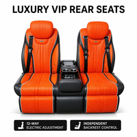 Banc en cuir 3 places CTZY262D4 avec réglage indépendant du dossier pour modification de la rangée arrière de fourgonnette V Class W447 V250 V260 V300