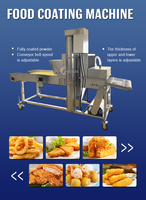 Machine de revêtement de miettes de pain de poulet de machine de pain de nourriture de mer de légume de viande