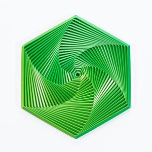 Cubo Infinito de Plástico Impreso en 3D y Juguete Giratorio Hexagonal |   Juguetes de Escritorio para Aliviar el Estrés y la Ansiedad, para Necesidades Sensoriales - Product Image 1