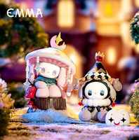 Figurines d'action de collection authentiques EMMA Secret Forest Frostveil Villa Series, figurines d'anime, boîte mystère pour décorations d'Halloween