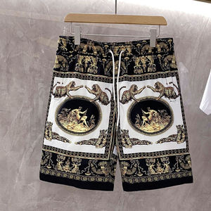 All'ingrosso poliestere di alta qualità personalizzato sudore uomo allenamento <span class=keywords><strong>Bandana</strong></span> tutto su stampa <span class=keywords><strong>Shorts</strong></span> spiaggia Plus Size pantaloncini da uomo - Product Image 4