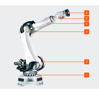 Robot articulé KUKA KR 210 R2700 prime CR à 6 axes, charge utile 210 kg, portée 2696 mm, prix négociable
