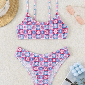 Trajes de Baño OUTPACE para Mujer, Logotipo Personalizado, Camiseta Personalizada con Bikini, Bikinis Triangulares para Mujer en Venta - Product Image 2