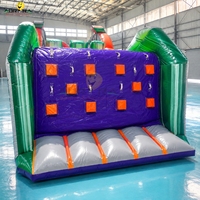 Parcours d'obstacles gonflable Wipeout, jeu sportif de course d'obstacles gonflable pour adultes