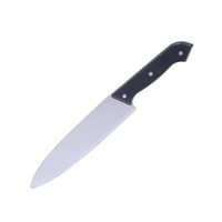 Accessoires de décoration d'Halloween, couteau tranchant sanglant factice, jouets d'horreur, arme de simulation, accessoires de couteau de cuisine, fournitures de cosplay pour fête