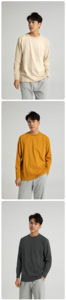 เสื้อยืดแขนยาวผ้าคอตตอนหวีอย่างดี หนัก 230 กรัม สไตล์วินเทจ สำหรับผู้ชาย ผู้หญิง และวัยรุ่น ปลายแขนเสื้อแบบริบ ทรงหลวม ระบายอากาศได้ดี ไม่ต้องรีด - Product Image 6