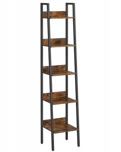 5 tier wooden ladder shelf racks steel storage shelf display shelves