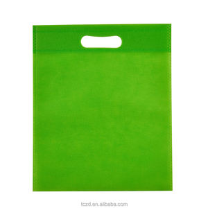 Sacs de courses écologiques réutilisables personnalisés en non-tissé découpé avec poignée découpée - Product Image 3