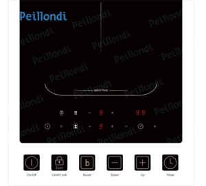 Zone de pont CE CB UKCA RoSH <span class=keywords><strong>domino</strong></span> <span class=keywords><strong>Domino</strong></span> cuisinière <span class=keywords><strong>électrique</strong></span> verticale usine de chine plaque de cuisson à induction 2 zones plaque de cuisson à induction encastrée - Product Image 2