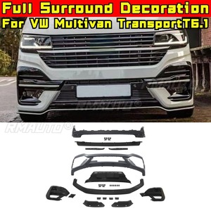 For VW Multivan TransportT6.1 Car Front Rear Bumper Lip Splitter Diffuser Body Kit Bumper Guard <b>Protector</b> <b>Cover</b> Car Accessories - Product Image 1