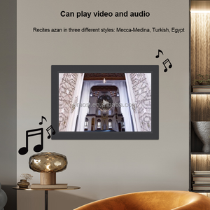 Pro 10 "orologio digitale Azan WiFi Touch Screen in tutto il mondo tempi di <span class=keywords><strong>preghiera</strong></span> islamico Halal Muslim Duas Dhikr Hadith sura <span class=keywords><strong>del</strong></span> <span class=keywords><strong>giorno</strong></span> - Product Image 4