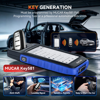 MUCAR SMARTKEY 2Pcs Llave Inteligente en Blanco KEY581 con Señal sin Pérdidas, Diseño Antirrobo e Impermeable, Generación de Llaves, Inmovilizador y Adaptación