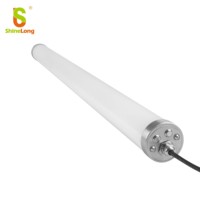 Lámpara Tri-Proof IK10 IP69K 2CCT con Temperatura de Color Ajustable para Granjas Avícolas, Cultivos de Hongos, Naves de Cerdos y Garajes, con Certificación UL