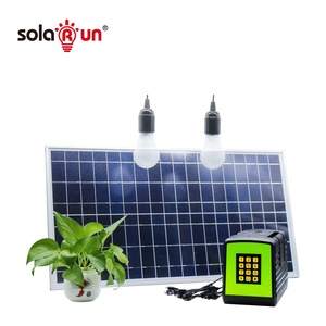 Système de panneaux solaires 30W/18V, LiFePO4, 12.8V, 6ah, Mobile, pour éclairage domestique, recharge de téléphone - Product Image 6