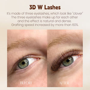 Yelix Noir Brun 0.07 C D 3D W <span class=keywords><strong>Cils</strong></span> étroits Extensions <span class=keywords><strong>de</strong></span> <span class=keywords><strong>cils</strong></span> Espacement <span class=keywords><strong>plus</strong></span> petit Plateaux individuels Extensions <span class=keywords><strong>de</strong></span> <span class=keywords><strong>cils</strong></span> Mixte 8-15 - Product Image 3