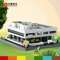 Bloques de Construcción 3D, Ladrillos Encajables Creativos, Modelo de Arquitectura, Juego de Construcción para Niños, Venta al Por Mayor