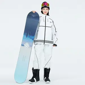 Yufan Hoge Kwaliteit Unisex Winter Windproof Waterdichte Snowboard Skipak Ski Sneeuw Kleding Jas Hoodie Oem Aangepaste Skipak