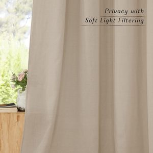 Hot bán hiện đại và đơn giản 70% Polyester 30% Linen màn rèm cửa - Product Image 2
