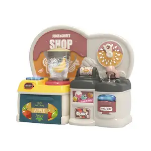 2022 simulazione per bambini play house juice candy pretend to play kitchen cooking bollitore wash verdure set giocattoli elettrici