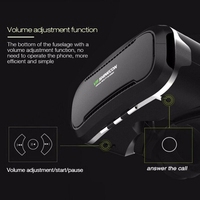 Lunettes de Réalité Virtuelle 3D Style Écran VR Casque de Réalité Virtuelle 3D Immersif pour Jeux et Films