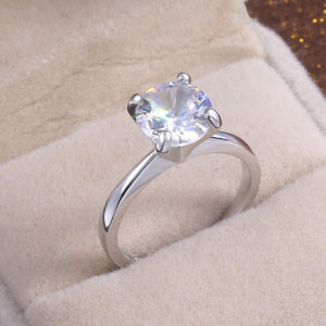 Anello Scintillante Classico per Donne, Gioielli Eleganti alla Moda, Vendita all'Ingrosso - Product Image 4