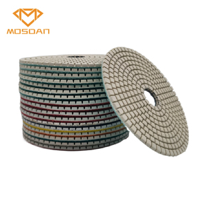 Discos de Pulido de Diamante de 125 mm, Color Beige, para Pulir Mármol, Hormigón y Piedra Caliza - Product Image 6