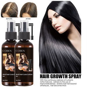 น้ำมันเซรั่มน้ำมันธรรมชาติสำหรับปลูกผมเติบโตเร็วออร์แกนิคสเปรย์ทำให้ผมงอกใหม่ - Product Image 4