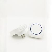Sonnette sans fil intelligente, sonnette de bienvenue, portée 200 m, 36 mélodies, sonnette connectée pour la maison, prise US EU UK en option