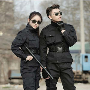 Người Đàn Ông Của Cộng Với Kích Thước An Ninh Đào Tạo Phù Hợp Với Mùa Xuân Và Mùa Thu Chiến Đấu Đồng Phục Với Tay Áo Ngắn Chịu Mài Mòn Bền Cho Bảo Vệ - Product Image 2