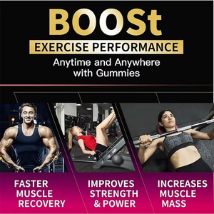 Gomitas de Creatina Monohidrato de Marca Privada, Recuperación Muscular Más Rápida, Aumento de Fuerza y Potencia, Aumento de Masa Muscular - Product Image 4