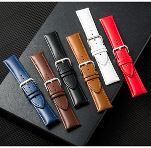 Correa de reloj universal de cuero genuino de liberación rápida para Samsung, Xiaomi, <span class=keywords><strong>Huawei</strong></span> GT/GT2 y otros relojes inteligentes de 20/22 mm - Product Image 1