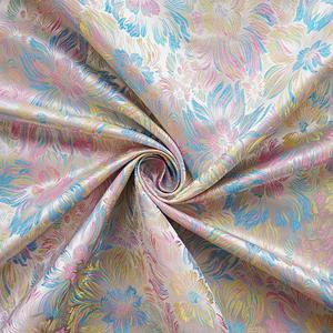 2025 Jacquard Damask Design broccato tessuti con motivi floreali ideali per la rivendita da negozi di abbigliamento e tessuti per Wedding Dre - Product Image 2