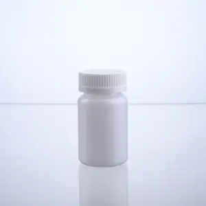 Rỗng 100ml 150ml màu nâu hoặc trong suốt nhựa PET y tế Pill vitamin Viên nang bổ sung chai với nắp