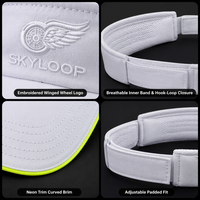 Casquette de cyclisme sportive personnalisée OEM avec visière, impression en relief et broderie 3D, chapeau de sport ajustable, vente en gros