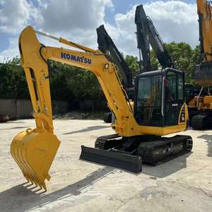 Mini excavadora de orugas usada de alta calidad para PC56 5.5Ton capacidad japonesa 0,2 m cubo 6 meses de garantía componente central - Product Image 3