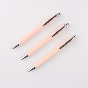 Stylo hexagonal personnalisé avec logo imprimé sur métal, nouveau design, 6 faces - Product Image 2