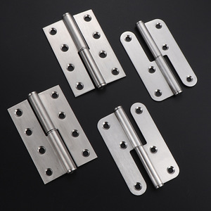 Bisagras de Acero Inoxidable Rideley de 6 Orificios y 180 Grados, Extraíbles, para Puertas de Hierro y Madera, Fácil Instalación - Product Image 3