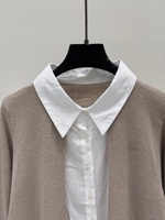Cardigan en laine de haute qualité pour femme, à manches longues, col à revers, boutonnage simple, idéal pour le printemps, l'automne et l'hiver, style décontracté et tendance