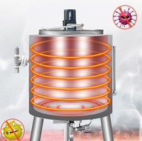 Petit 30L 50L 100L 150L Bière jus de yaourt au lait pasteurisateur batch machine équipement