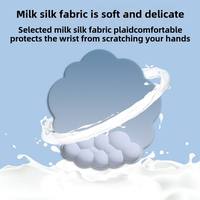 Support de poignet en silicone à mémoire de forme Gradual Cloud pour clavier, idéal pour le bureau, vente en gros.