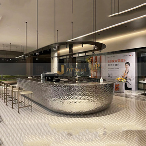 Comptoir de bar avec miroir brillant V381 à prix réduit pour magasin de vêtements personnalisé - Product Image 2