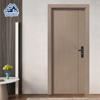 Porte d'entrée de sécurité antivol en acier de luxe moderne, compatible avec les serrures intelligentes, personnalisable pour portail extérieur, villa, appartement, hôpital, entrée principale