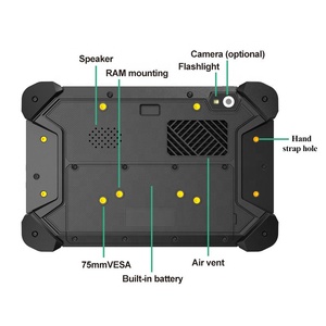 Petite tablette pour véhicule 7'' IP66, tablette Android robuste Qualcomm pour utilisation professionnelle, taxi-mètre - Product Image 4
