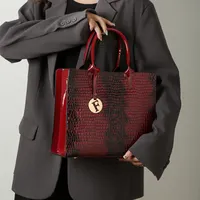 Sacs à bandoulière en cuir Pu pour femmes, sacs à main de luxe de marque de créateur, ensemble de 3 pièces, nouvelle collection
