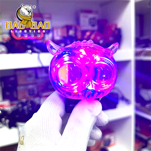 BAOBAO FRGB Hibou Mini LED Antibrouillard Blanc Jaune Double Couleur Moto Lumières En Aluminium Métal Phare Ampoule pour Moteur pour Vélo - Product Image 3